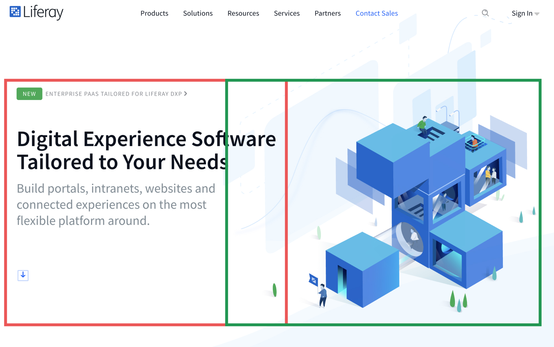 Liferay-website-layout