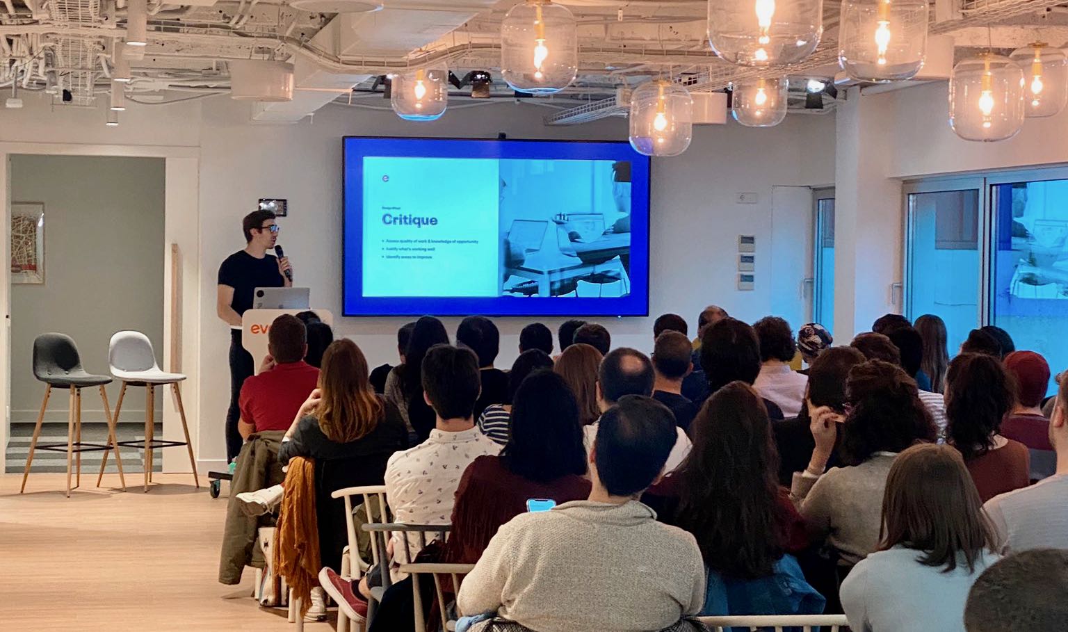 Tom Censani talking about critique sessions