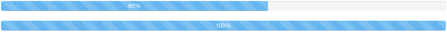 indeterminate stripped progress bar