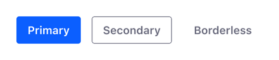 button order. Primary, secondary, link