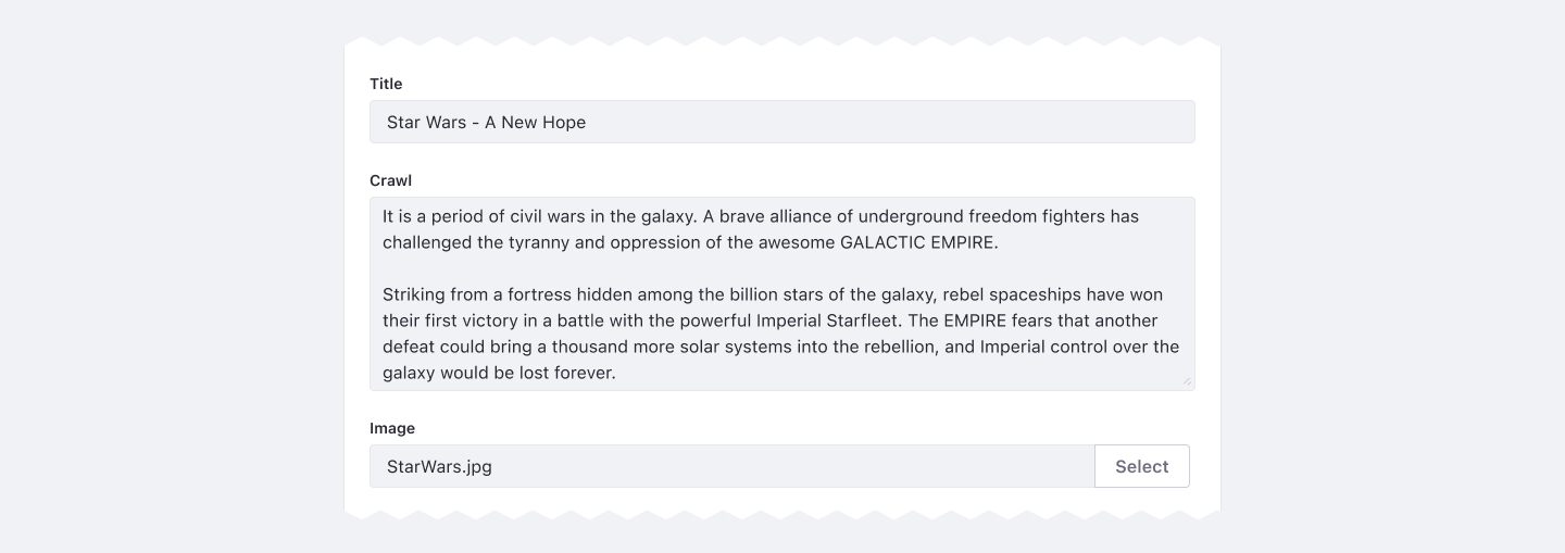 Results bar with filters applied displays Clear action to the right of the bar
