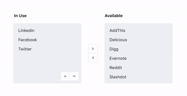 Buttons states animation