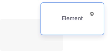 the drag source is a grey placeholder