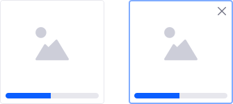 image upload, upload state