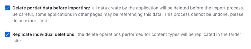 boolean situations solved with checkboxes, relevant information/help is explicit