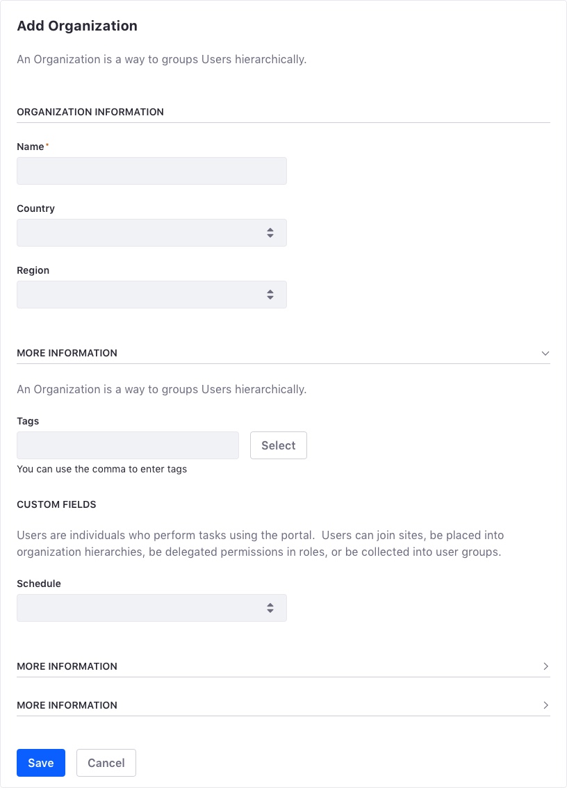 Metrics using explanatory texts associated to different section levels