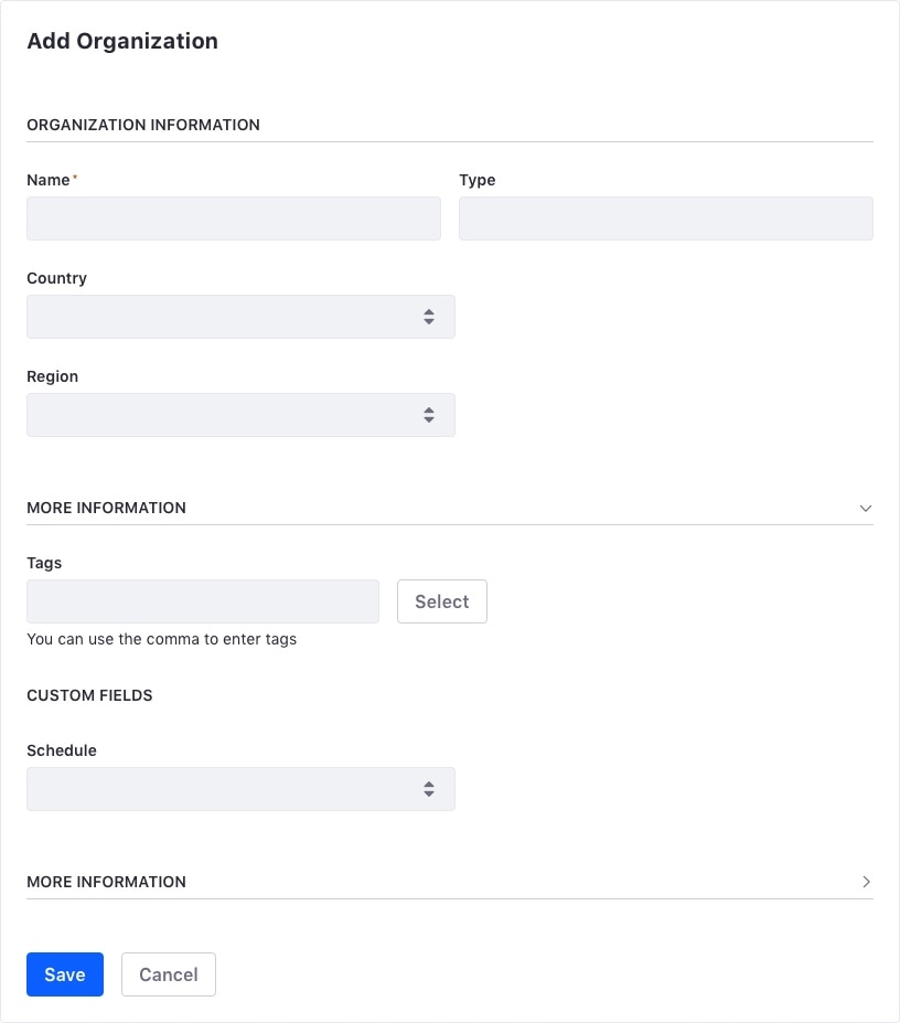 Inside sections metrics
