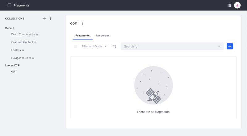 Dataset display composition example