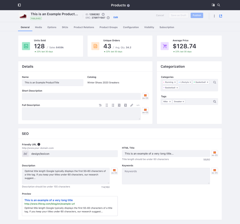 Multiple form composition example