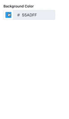 Color picker interaction