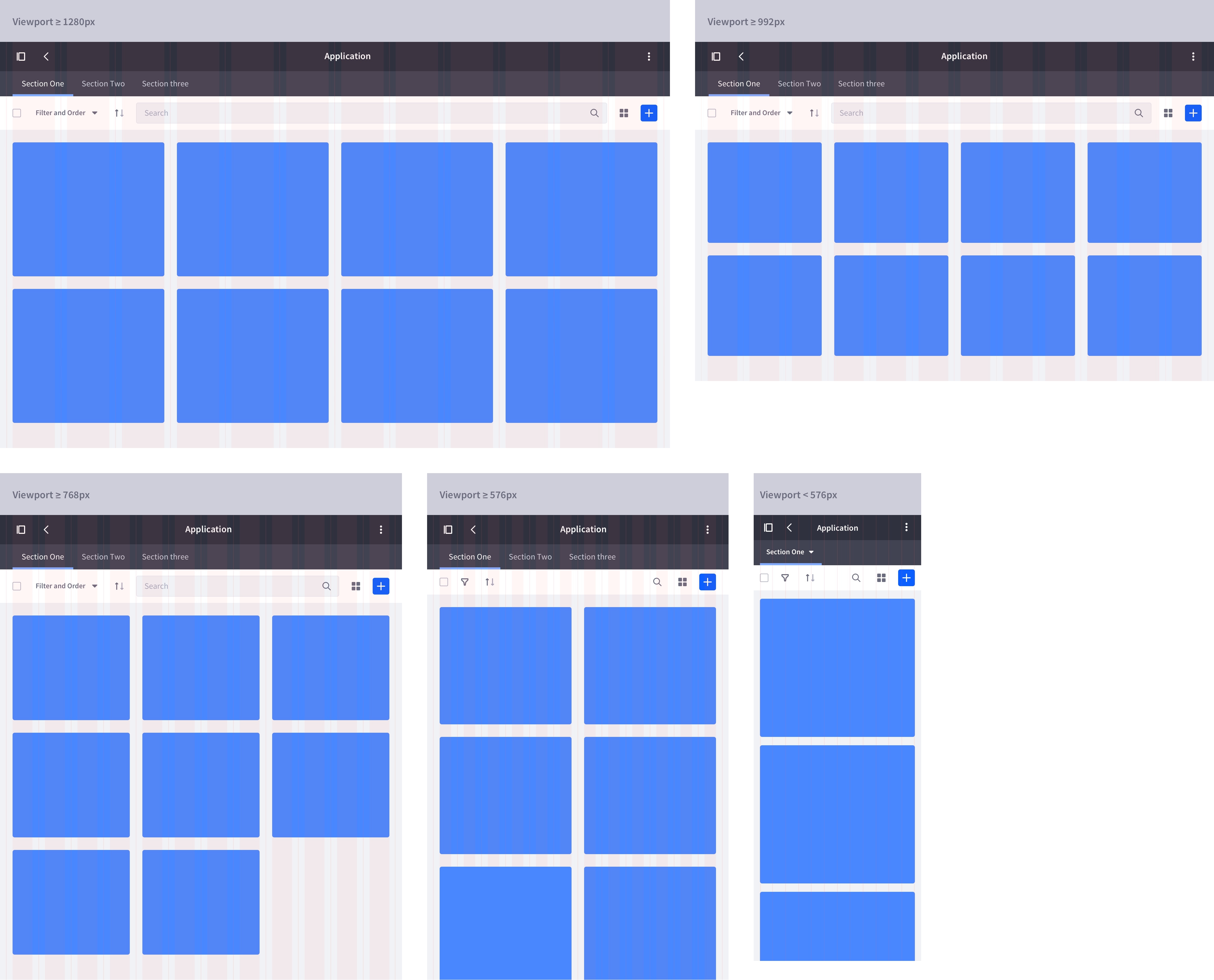 layout full box responsive summary