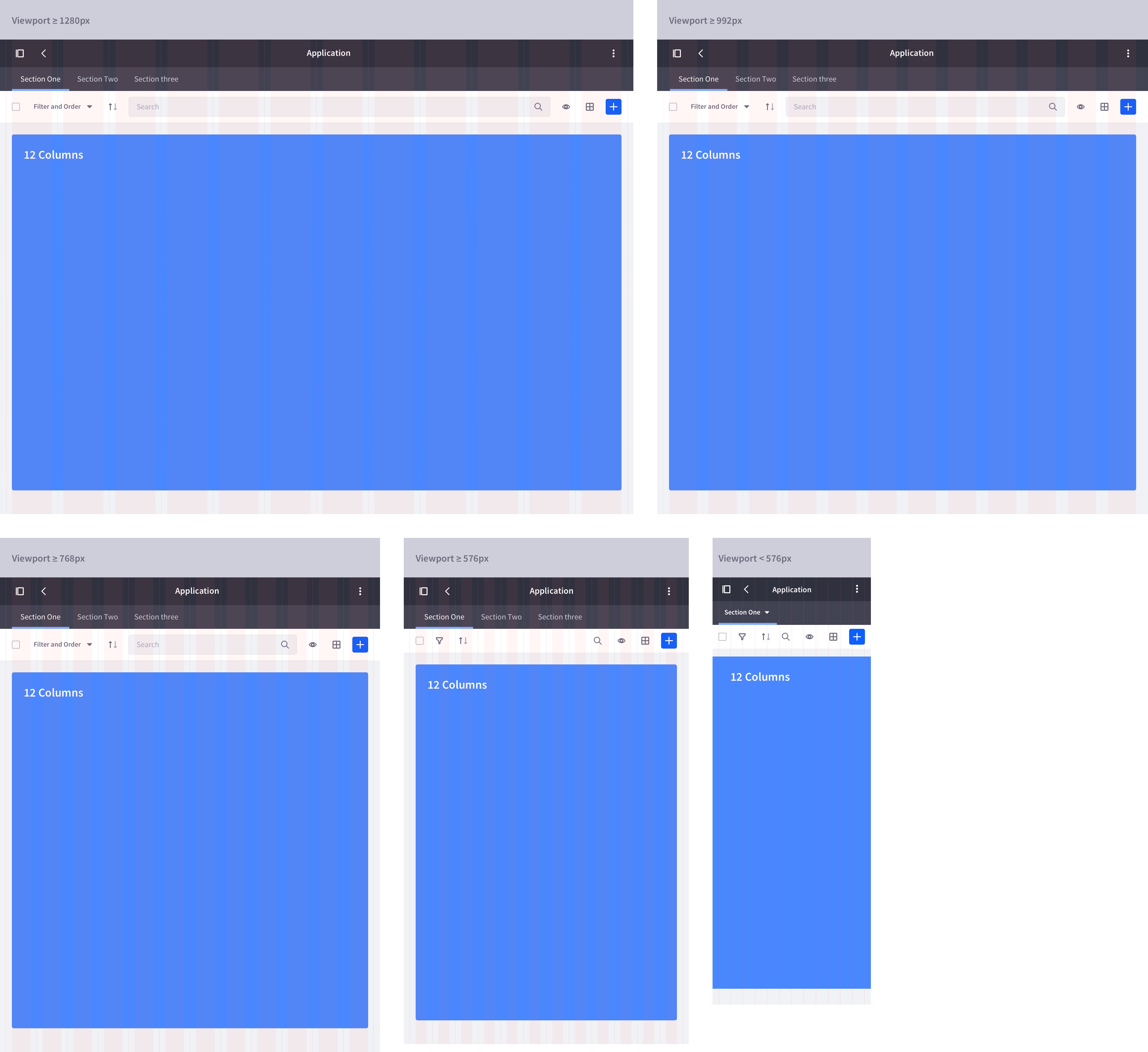layout full box responsive summary