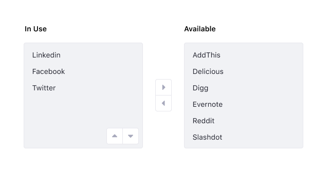 default in use list with more that one element
