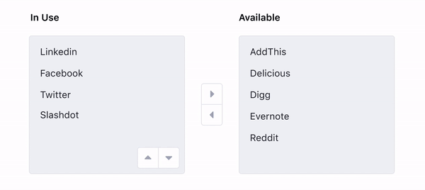 ordering multiple elements animation