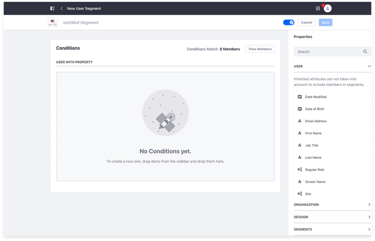 Segments - Liferay DXP